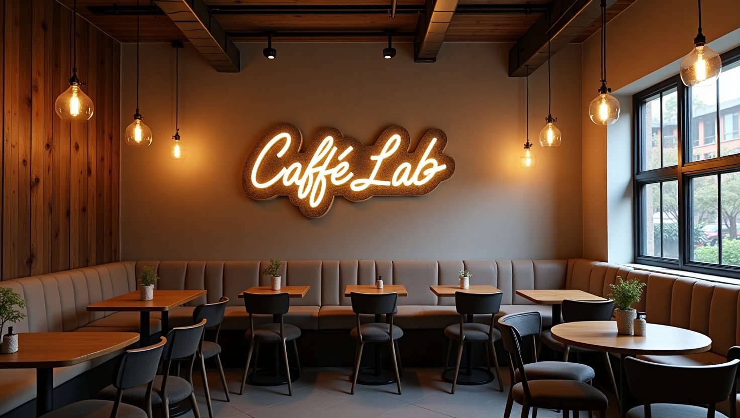 Ilustração da cafeteria